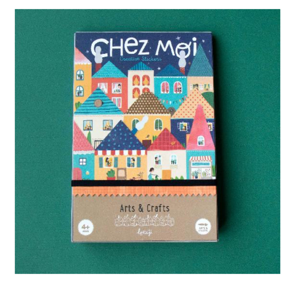 Activity Game Set, Art - WELCOME CHEZ-MOI!, create your village with over 185 stickers!