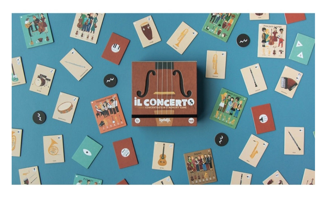 Family Memory Game - IL CONCERTO, Musical memory and Concentration Game!
