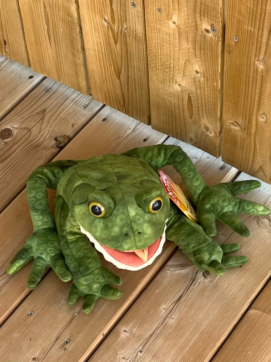 Soft Puppet Toy - TOAD Hand Puppet (Large)