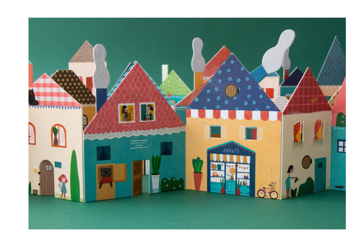 Activity Game Set, Art - WELCOME CHEZ-MOI!, create your village with over 185 stickers!