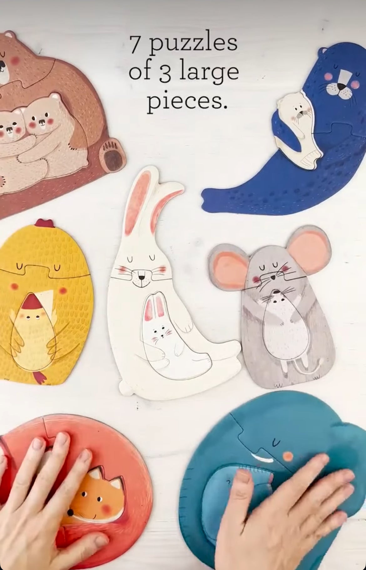 Puzzle - MAMA !...à partir de 2 ans, 14 grosses pièces !