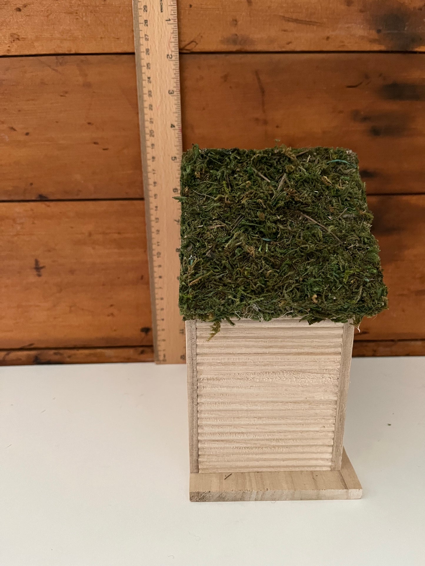 Dollhouse Play - Wooden GNOME MOSS HOUSE