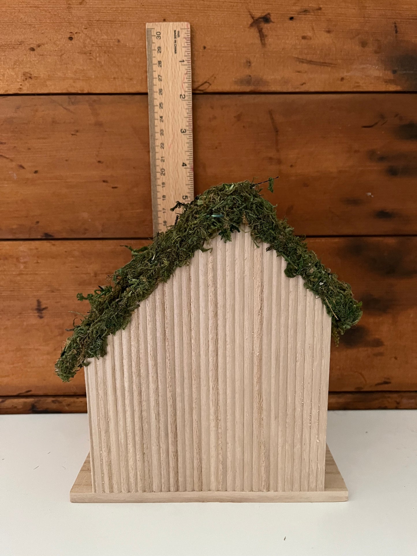 Dollhouse Play - Wooden GNOME MOSS HOUSE