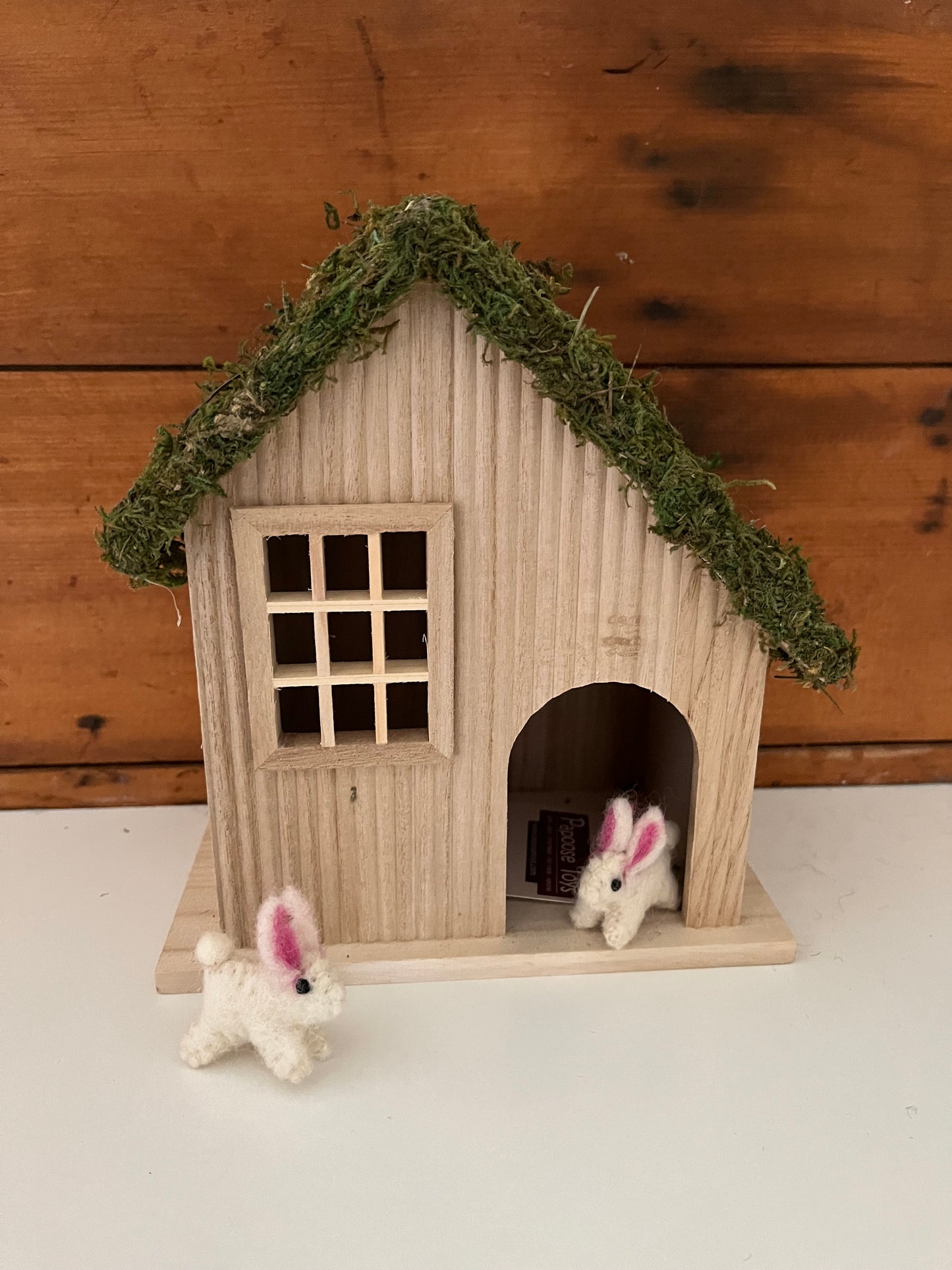 Dollhouse Play - Wooden GNOME MOSS HOUSE