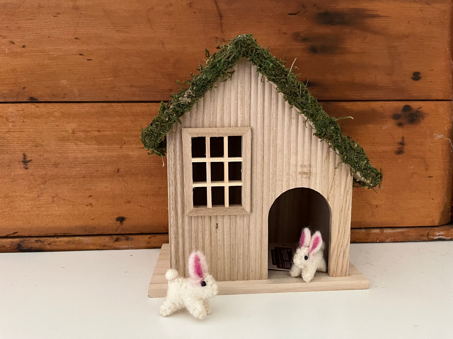 Dollhouse Play - Wooden GNOME MOSS HOUSE