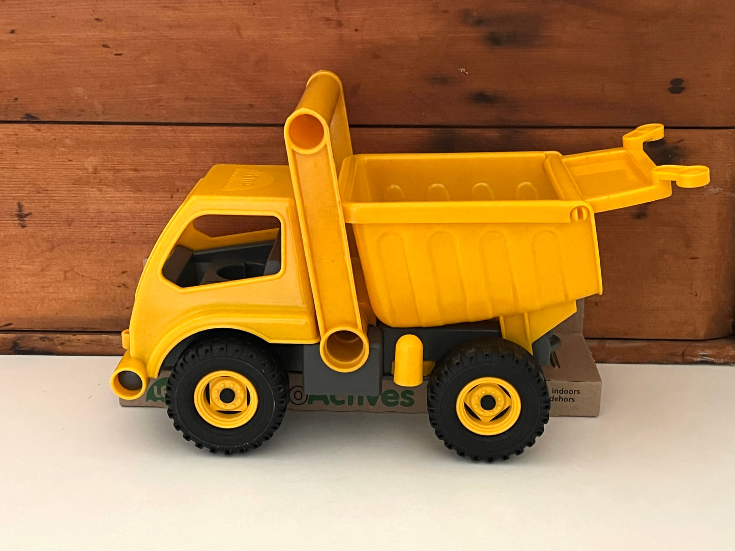Eco-Recycled Child's TOY DUMP TRUCK, Biodegradable!