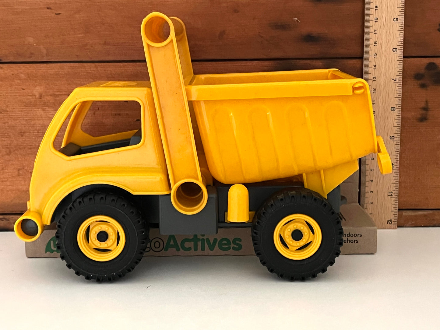 Eco-Recycled Child's TOY DUMP TRUCK, Biodegradable!