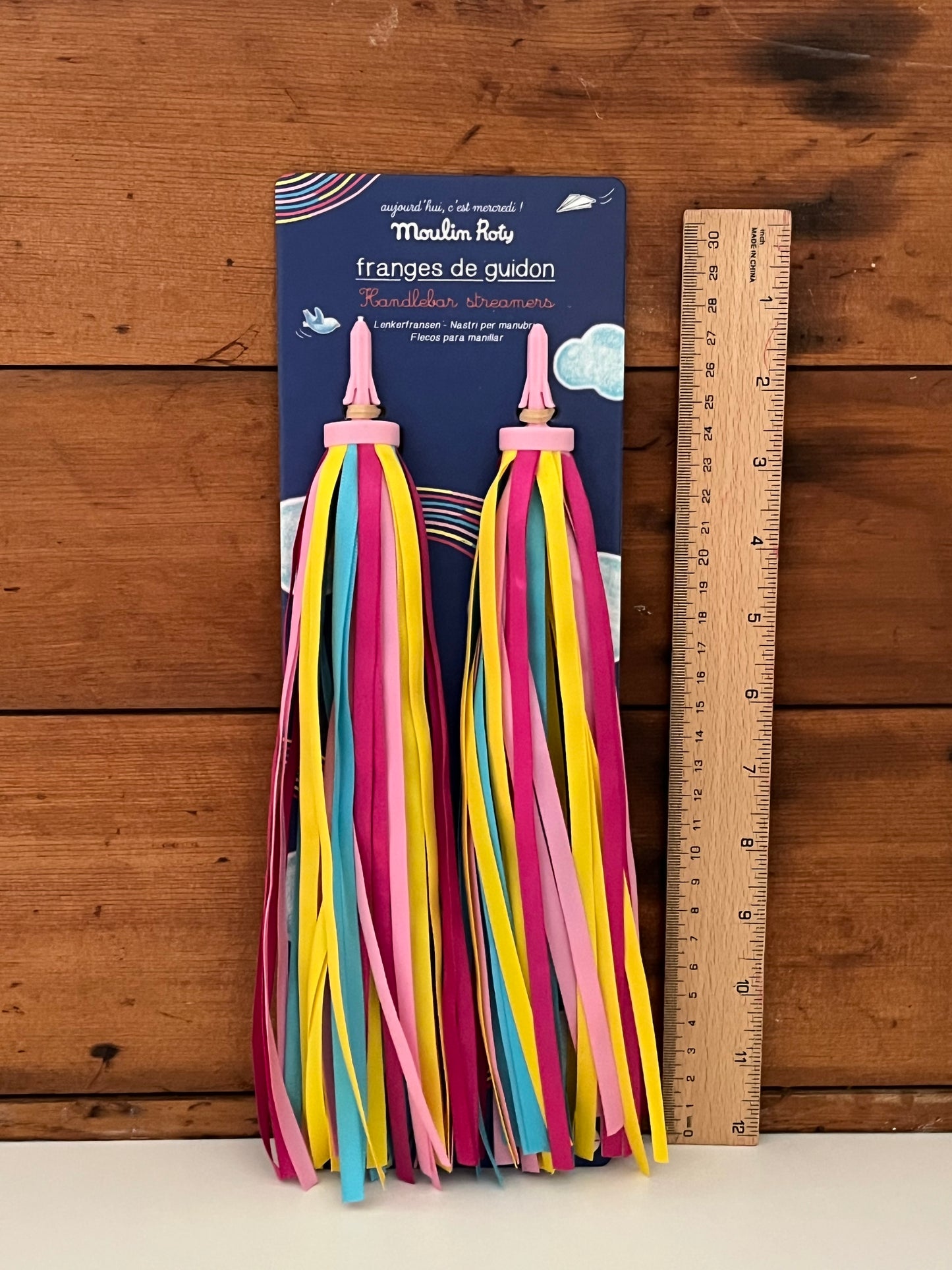 Bicycle Handlebar STREAMERS! With fabric ribbons!