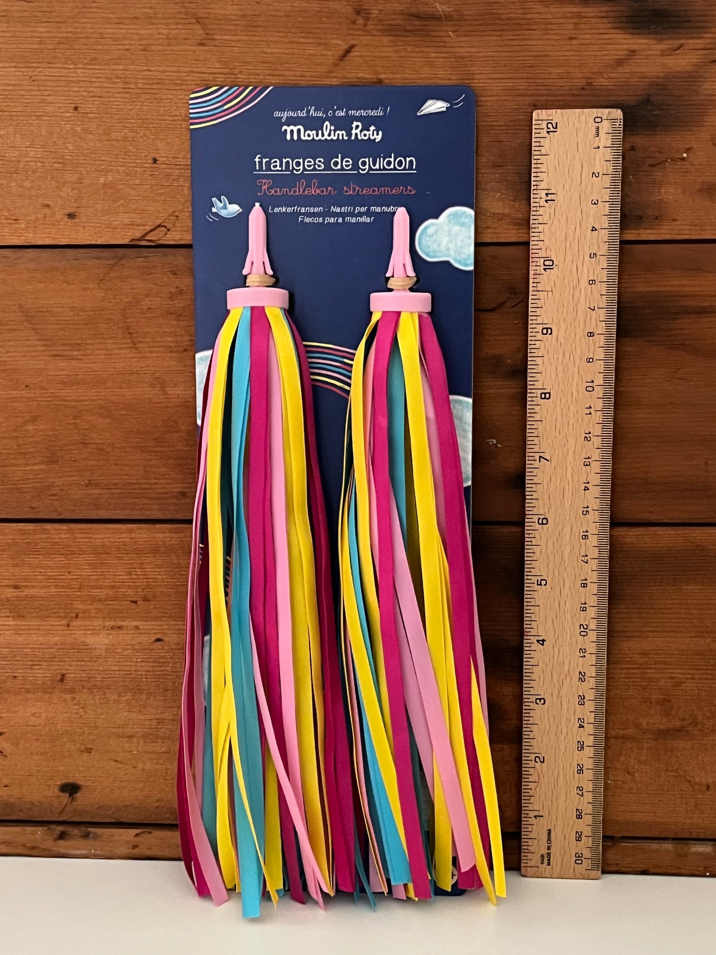 Bicycle Handlebar STREAMERS! With fabric ribbons!