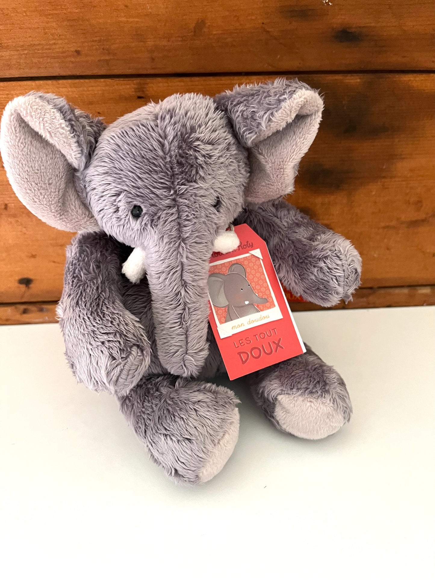 Peluche douce pour bébé - PETIT ÉLÉPHANT
