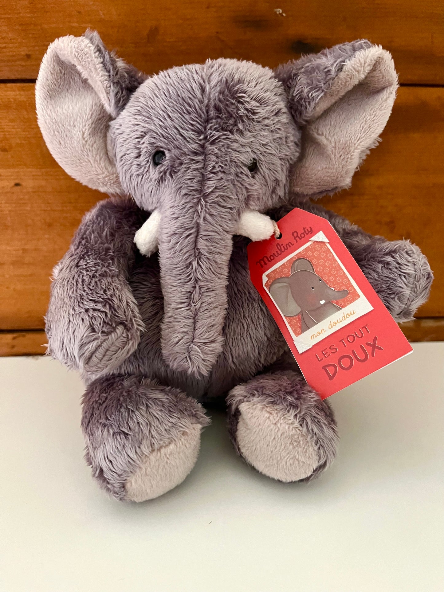 Peluche douce pour bébé - PETIT ÉLÉPHANT