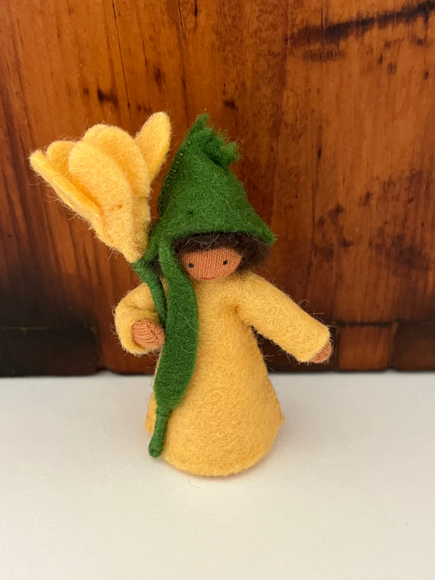 Flower Fairy Waldorf Doll - YELLOW CROCUS PRINCE