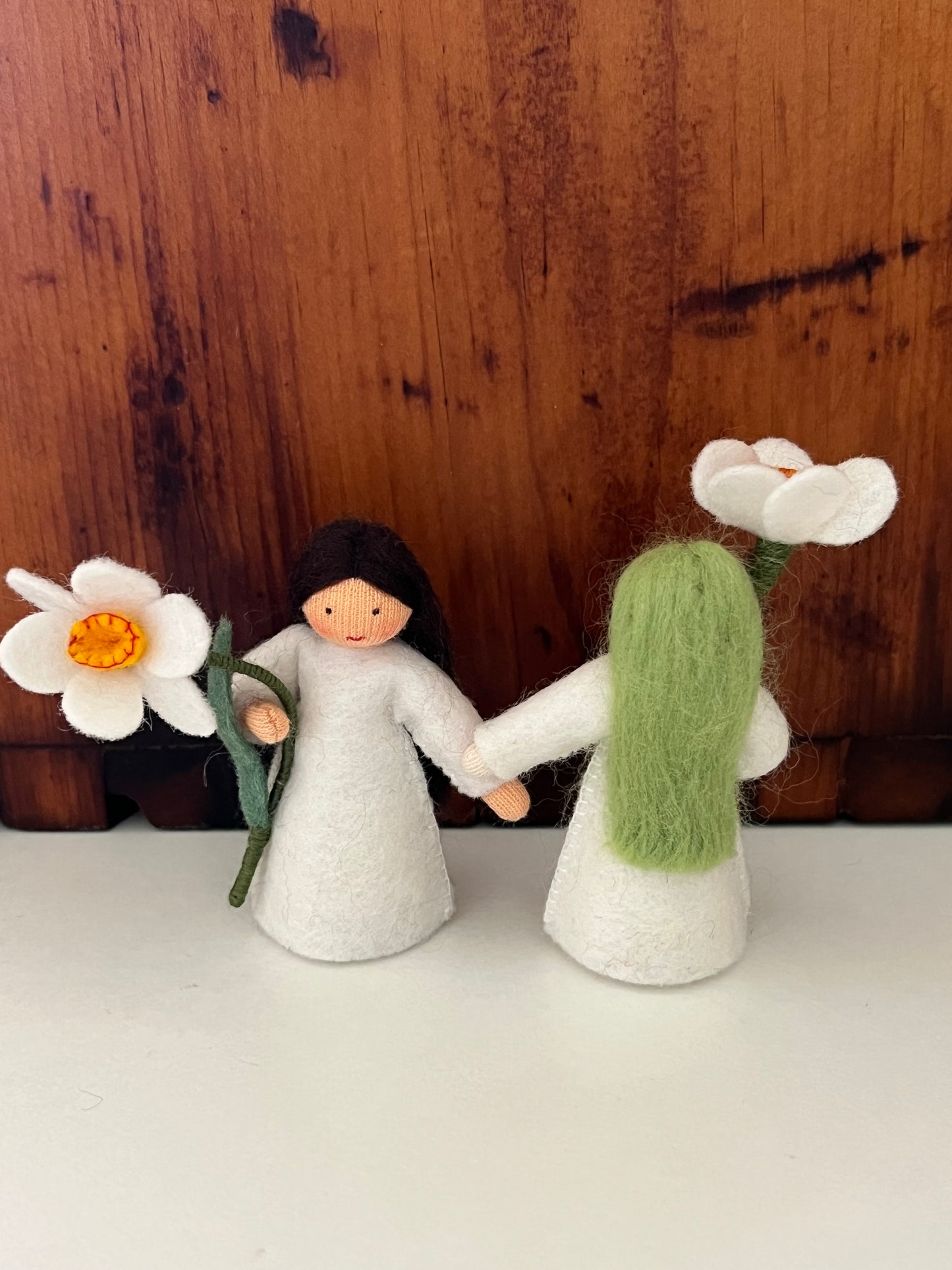 Flower Fairy Waldorf Doll - WHITE DAFFODIL PRINCESS