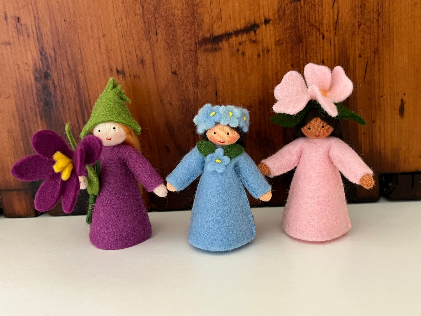 Flower Fairy Waldorf Doll - PRINCESS DELPHINIUM