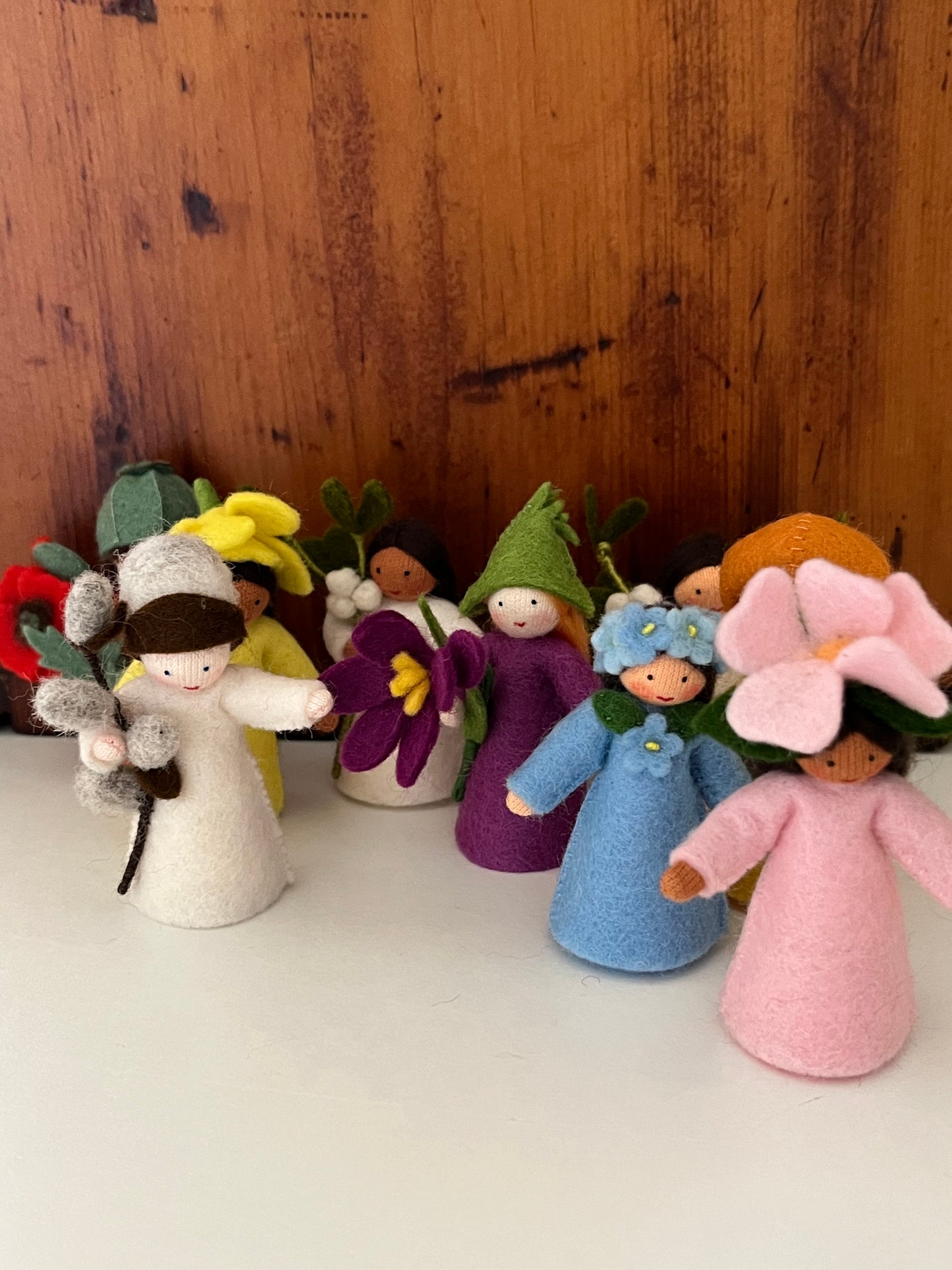 Flower Fairy Waldorf Doll - PRINCESS DELPHINIUM