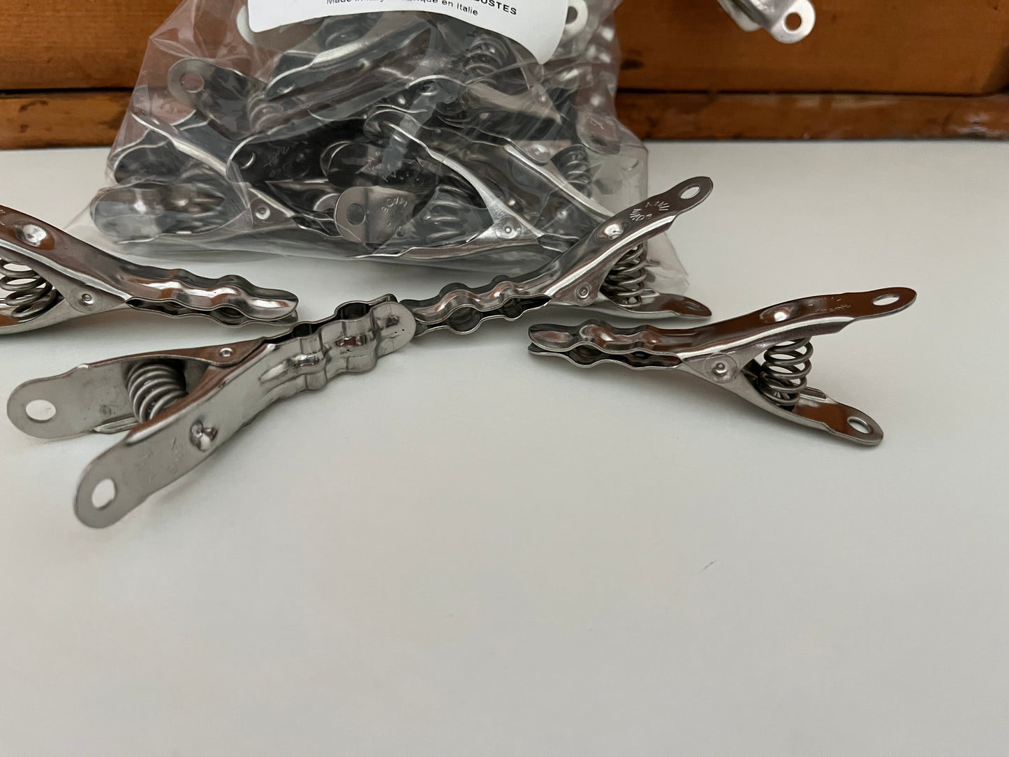 Eco-Home Reusable, Steel CLOTHESPINS, 20 will last a lifetime!