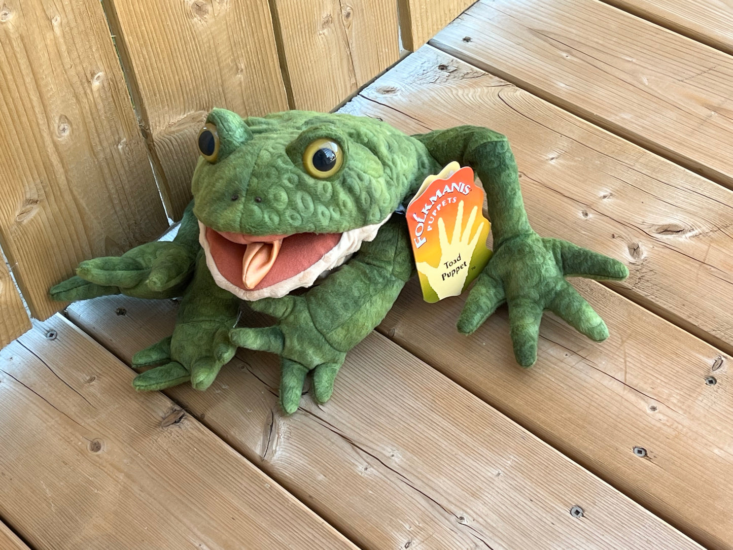 Soft Puppet Toy - TOAD Hand Puppet (Large)