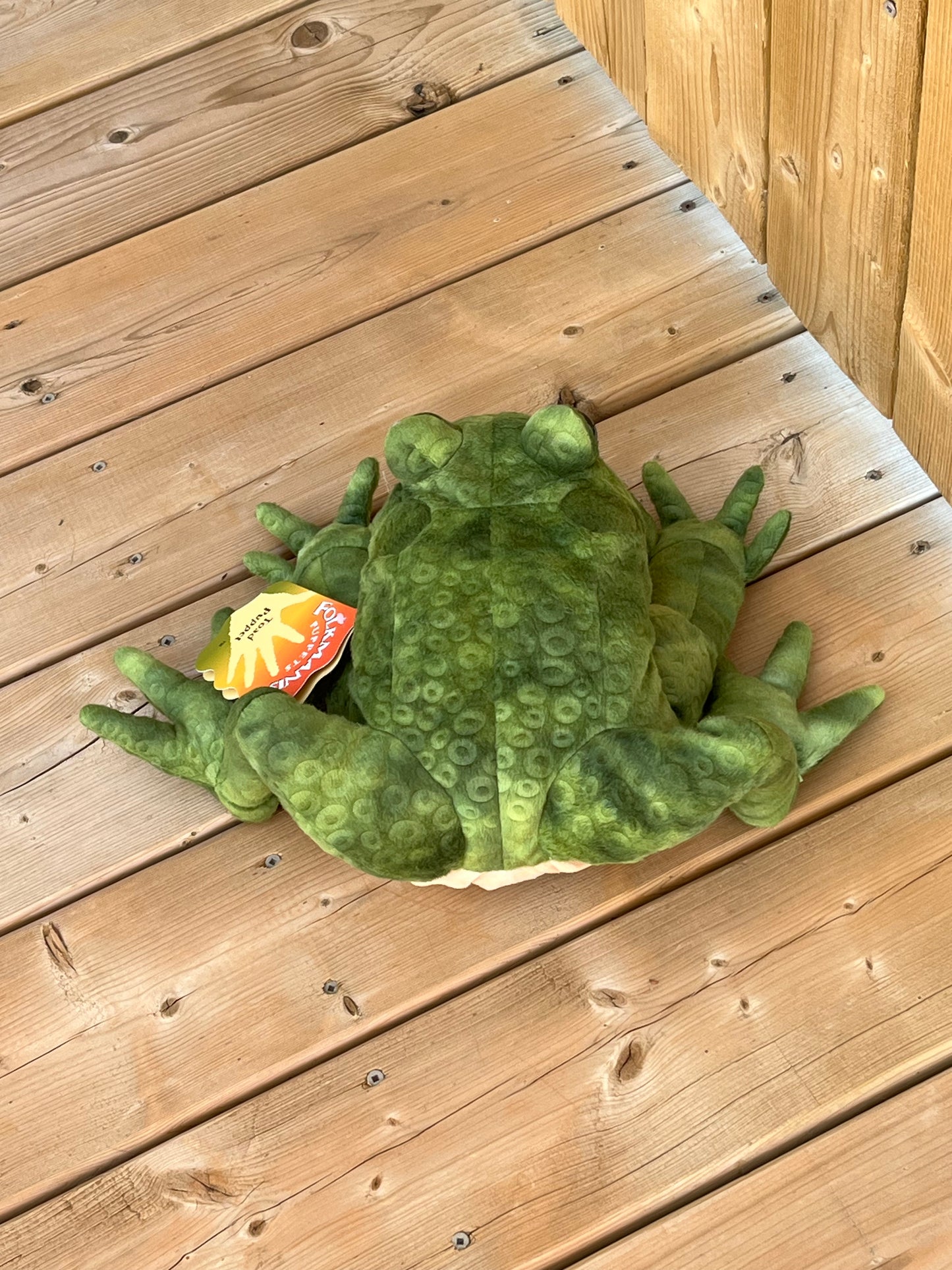 Soft Puppet Toy - TOAD Hand Puppet (Large)
