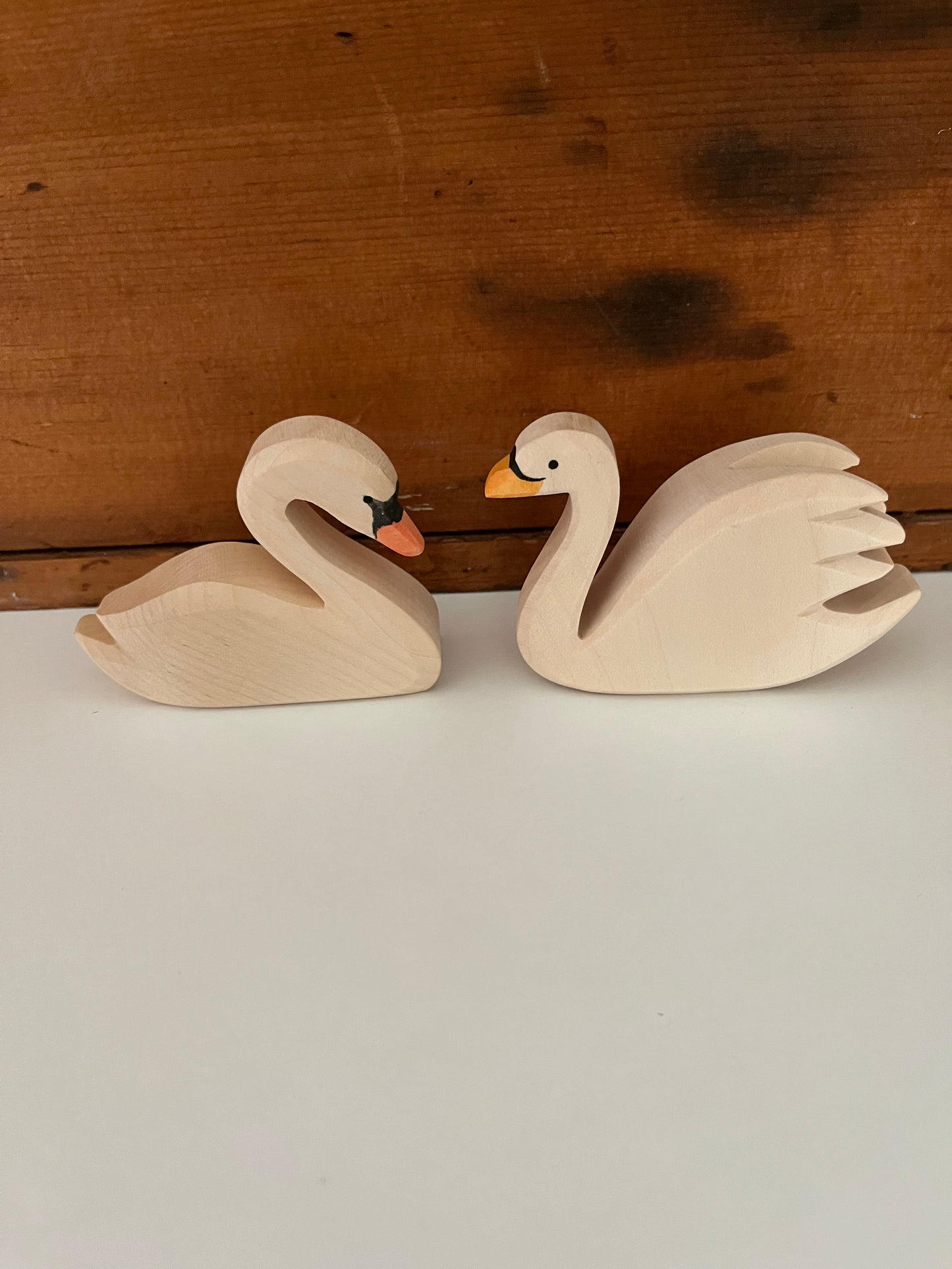 Wooden Dollhouse Play - TRUMPETER SWAN, Large