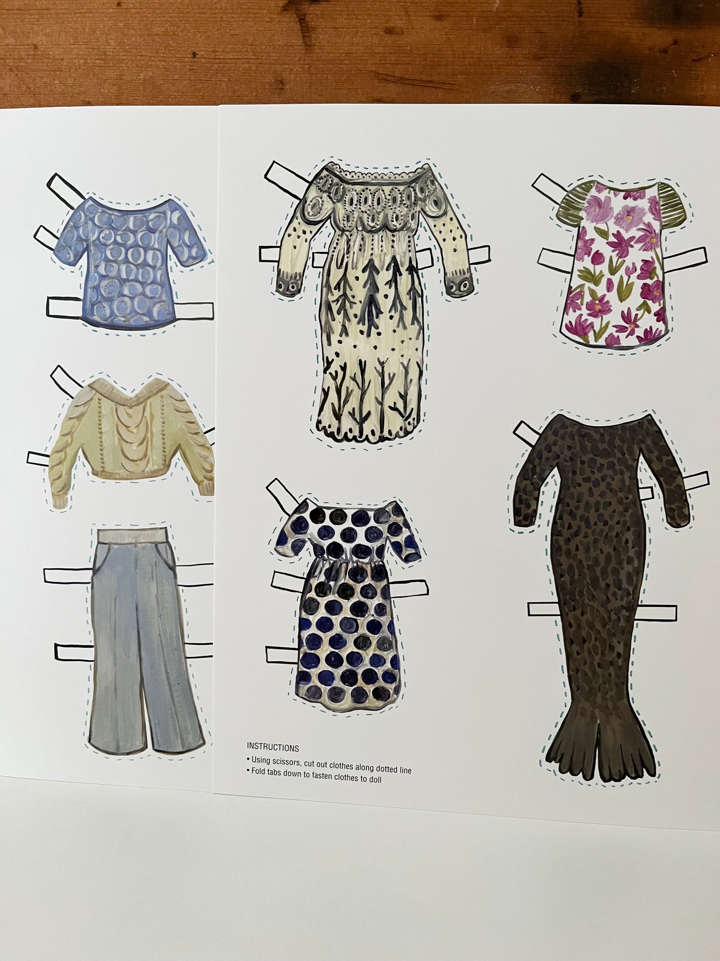 Children’s Picture Book - THE BOOK OF SELKIE with Paper Doll & Clothes!
