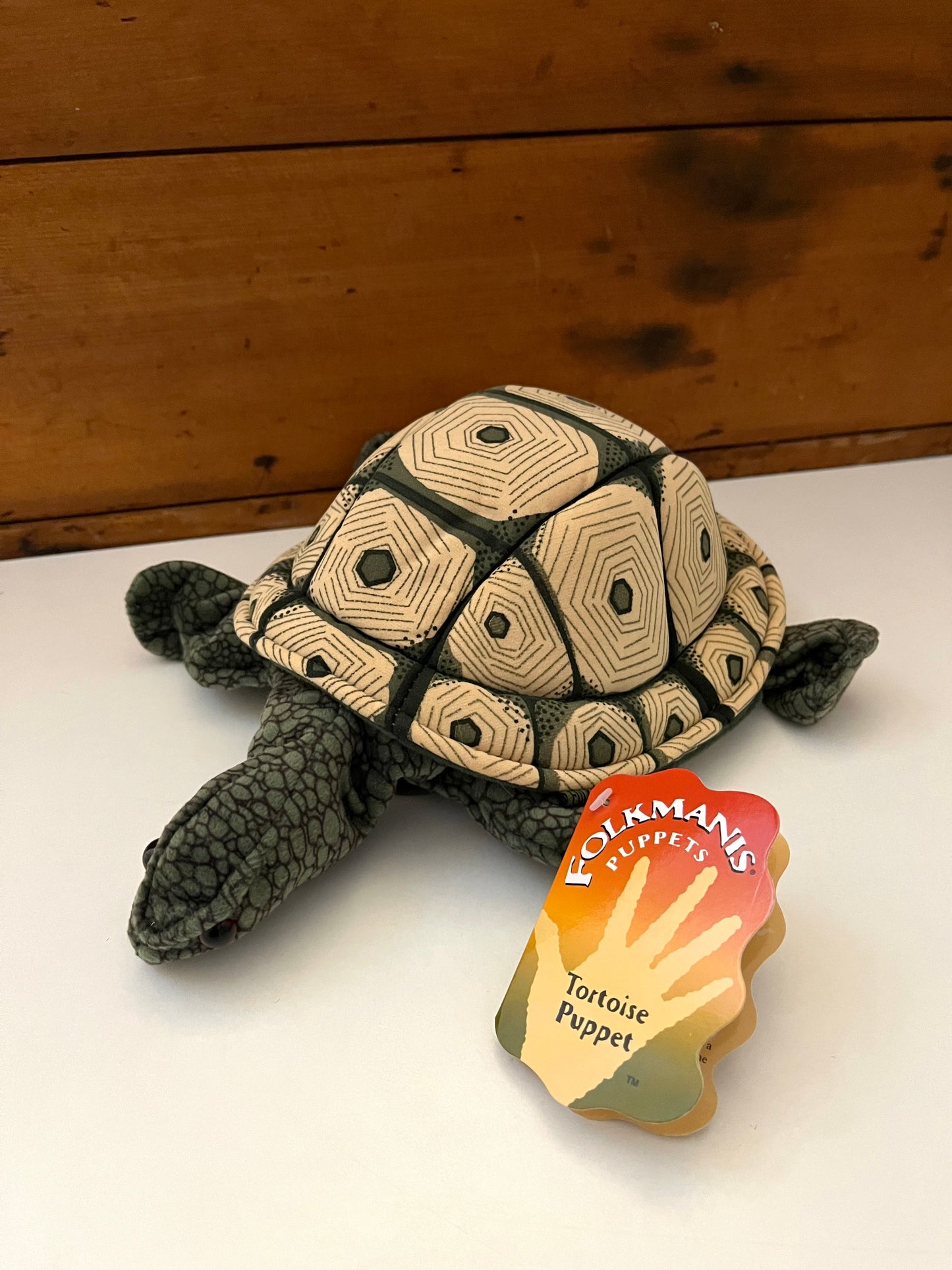 Puppet Soft Toy - TORTOISE Hand Puppet, Large