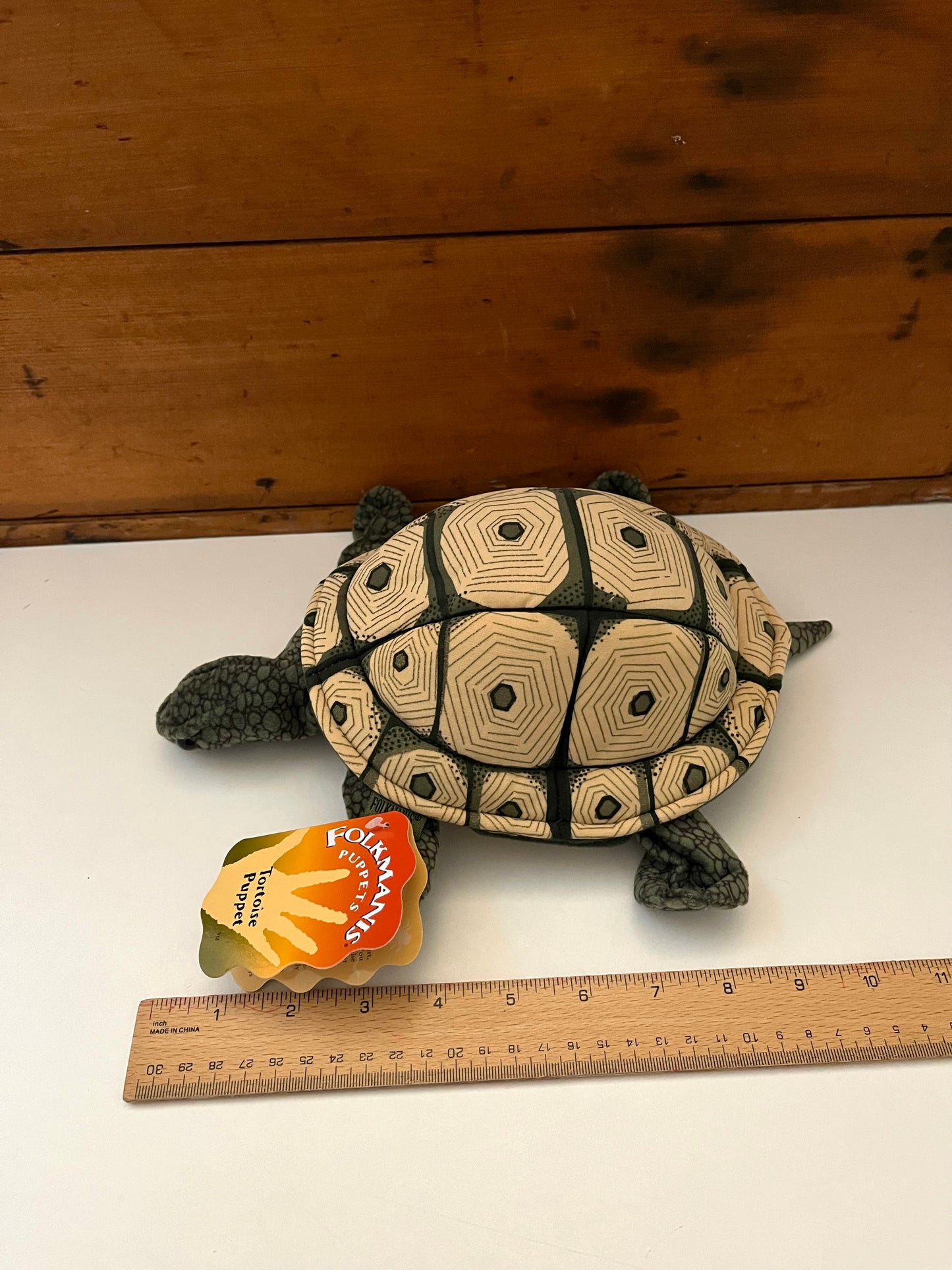 Puppet Soft Toy - TORTOISE Hand Puppet, Large