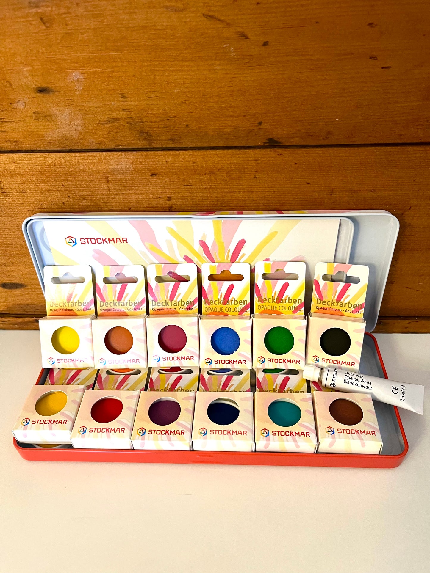 Replacement individual PAINT COLOUR DISKS for Painting Tin Set