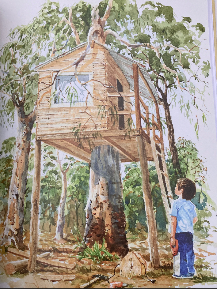 Livre d'images pour enfants - Artistes peignant la bouche et les pieds, 2 titres au choix : KINKI THE CHEEKY COLT. Les amis de la cabane dans les arbres d'Olivier.