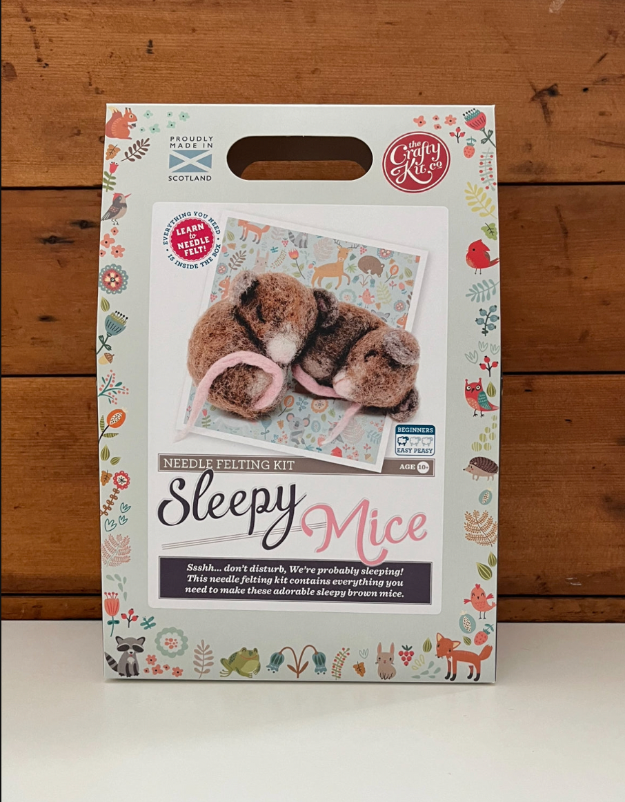Crafting Kits, Art - Wool BABY BUNNY, Needle Felting Kit