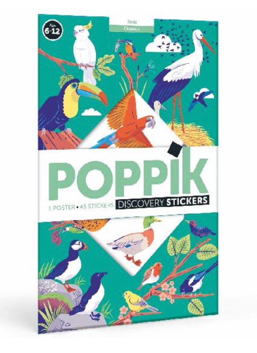 Activity Set - BIRDS TO DISCOVER, 45 stickers!