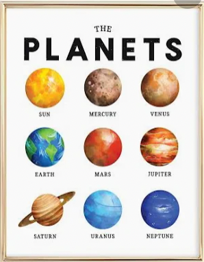 Wooden Toy by Grapat - DEAR UNIVERSE, 10 Big PLANETS and 35 Little STARS!