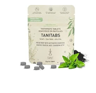 Holistic Health - TOOTHPASTE TABLETS, 2 choices: FRESH MINT, CHARCOAL