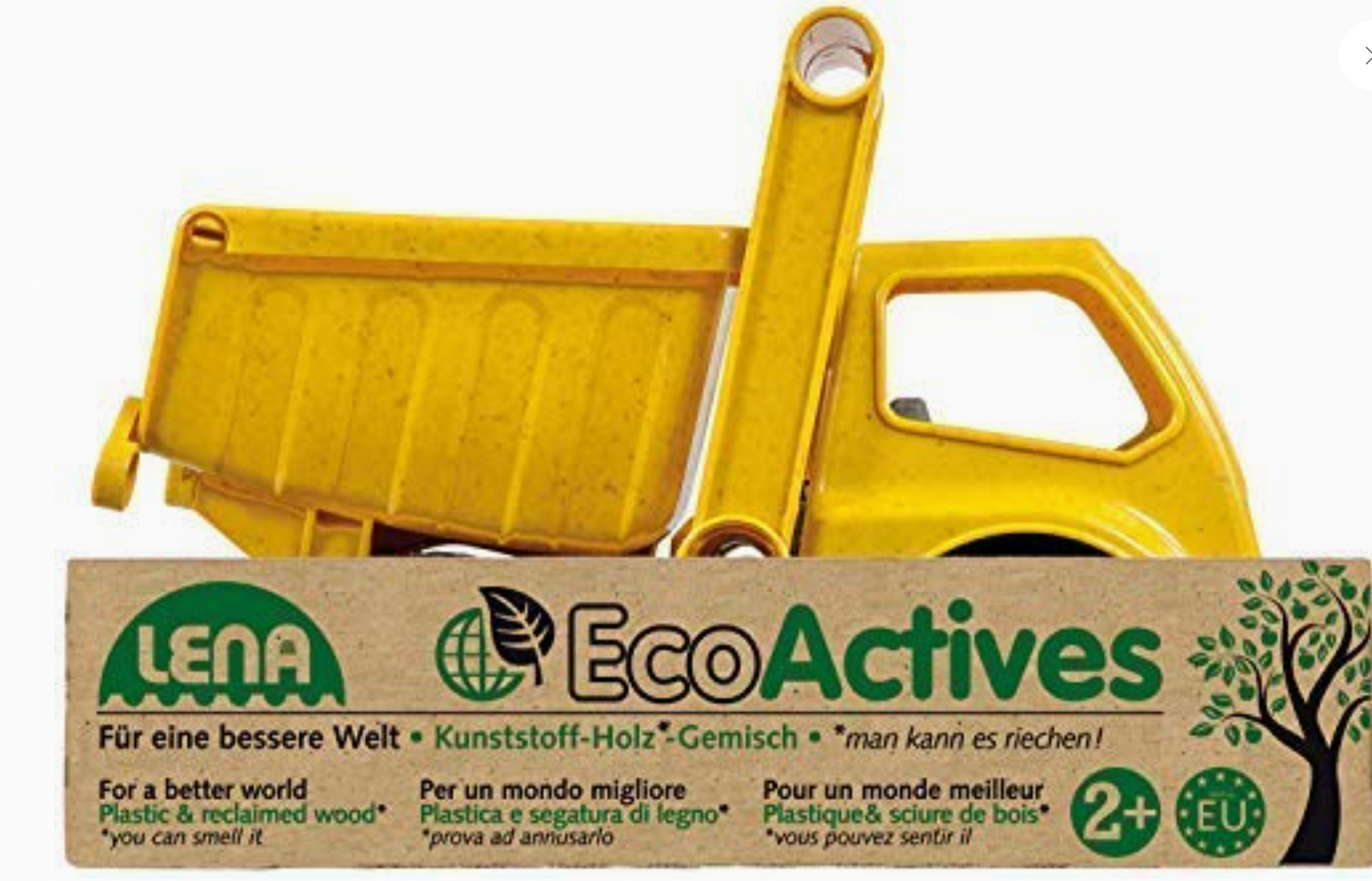 Eco-Recycled Child's TOY DUMP TRUCK, Biodegradable!