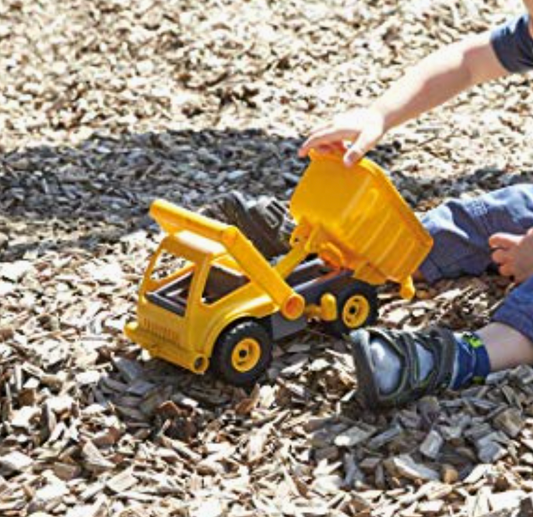 Eco-Recycled Child's TOY DUMP TRUCK, Biodegradable!