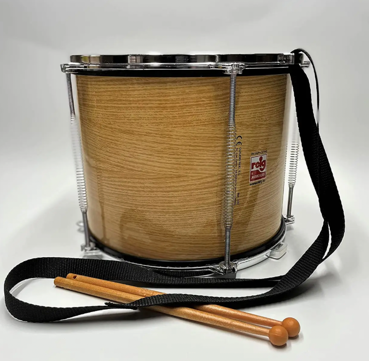 Musical Instrument - DRUM, with 2 drumsticks, Large size