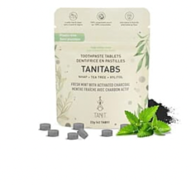 Holistic Health - TOOTHPASTE TABLETS, 2 choices: FRESH MINT, CHARCOAL