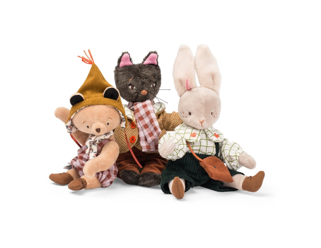 Soft Stuffed Doll - Les Minouchkas LEON, the Cat
