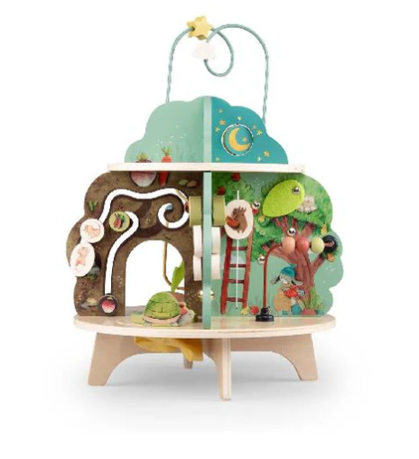 Wooden Toy, Baby - Trois Petits Lapins Wooden ACTIVITY CENTRE