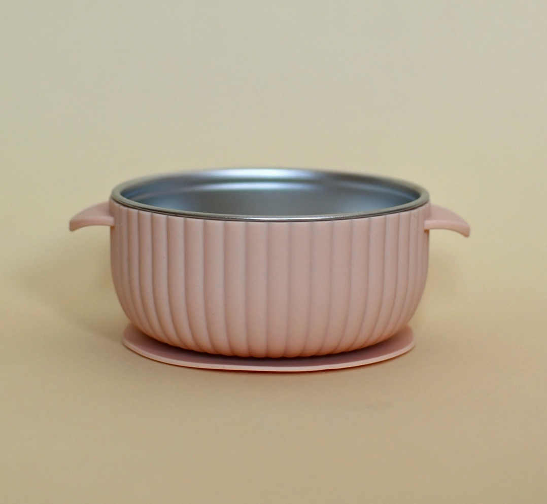 Baby Gear - Minika STAINLESS BOWL, with suction base