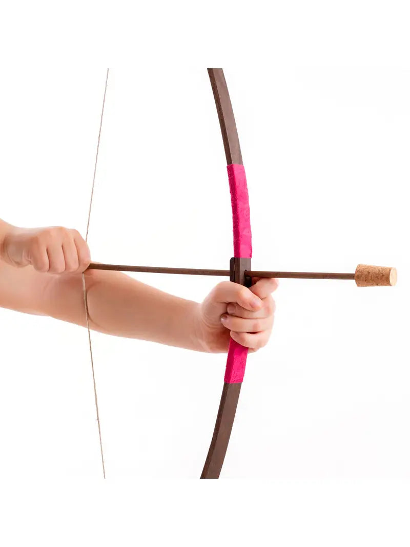 Royal Wooden BOW AND ARROWS, 3 arrows with safety CORK TIPS!