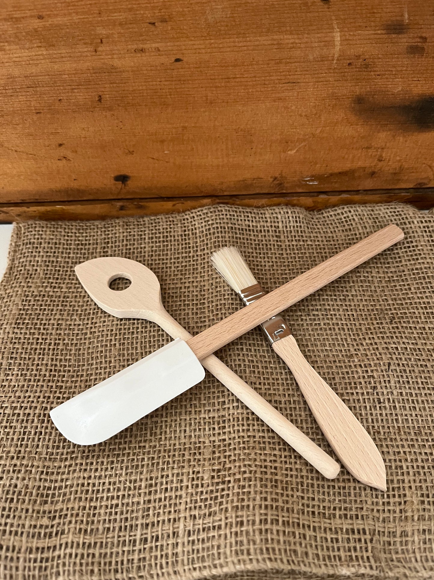 Kitchen Utensil - Wooden PASTRY SET, 3 pieces!