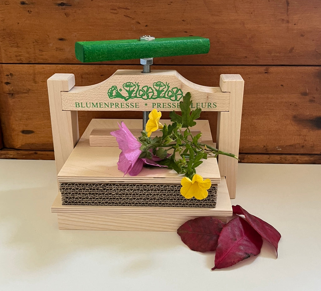 Educational Wooden Toy - FLOWER PRESS (large!)