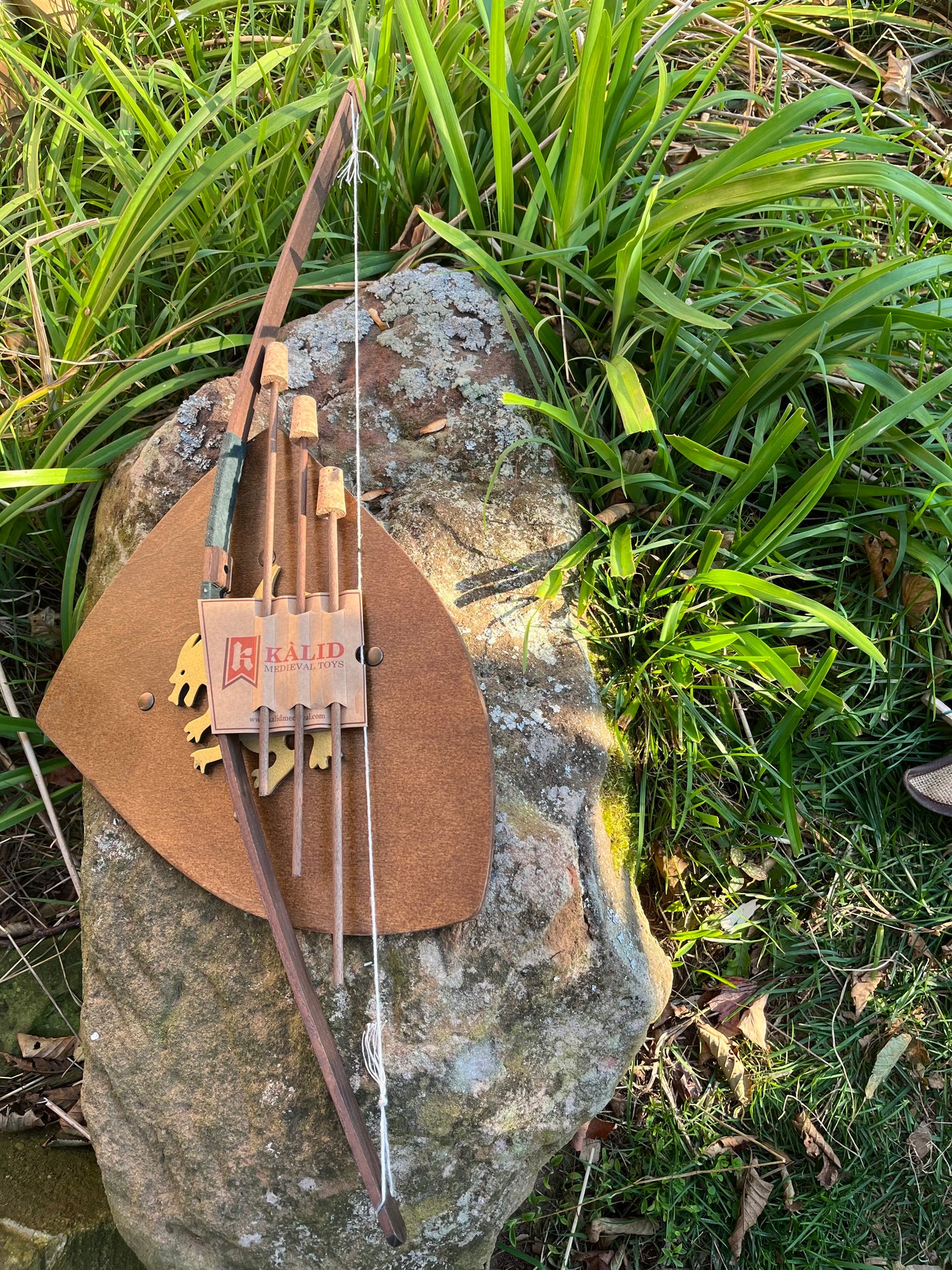 Royal Wooden BOW AND ARROWS, 3 arrows with safety CORK TIPS!