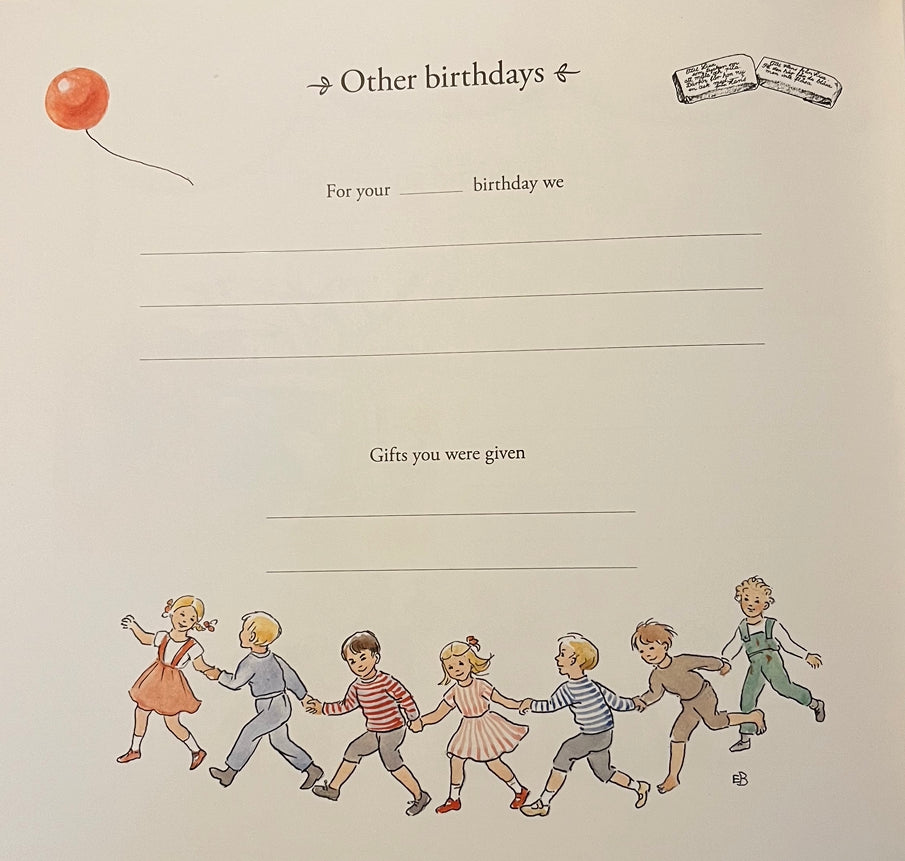 Baby Memory Book - Your ELSA BESKOW BABY BOOK, illustrated!