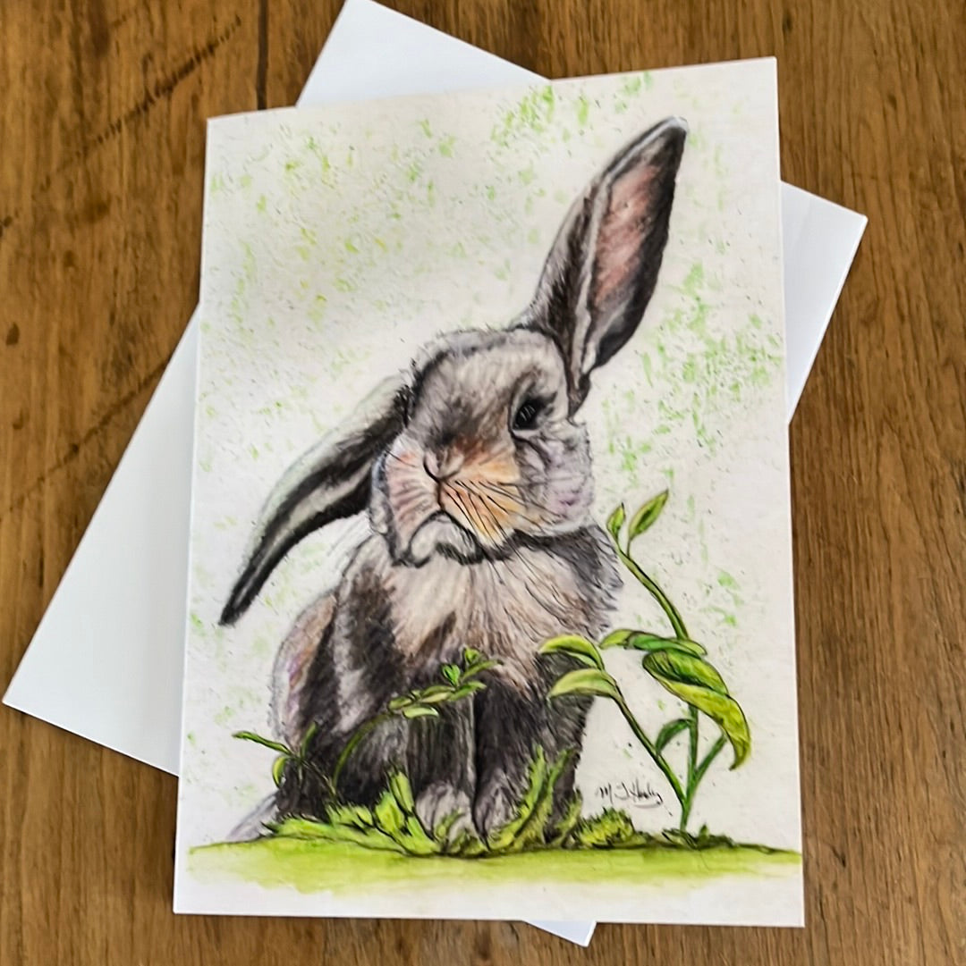 Greeting Card - Art from the Heart EASTER RABBIT