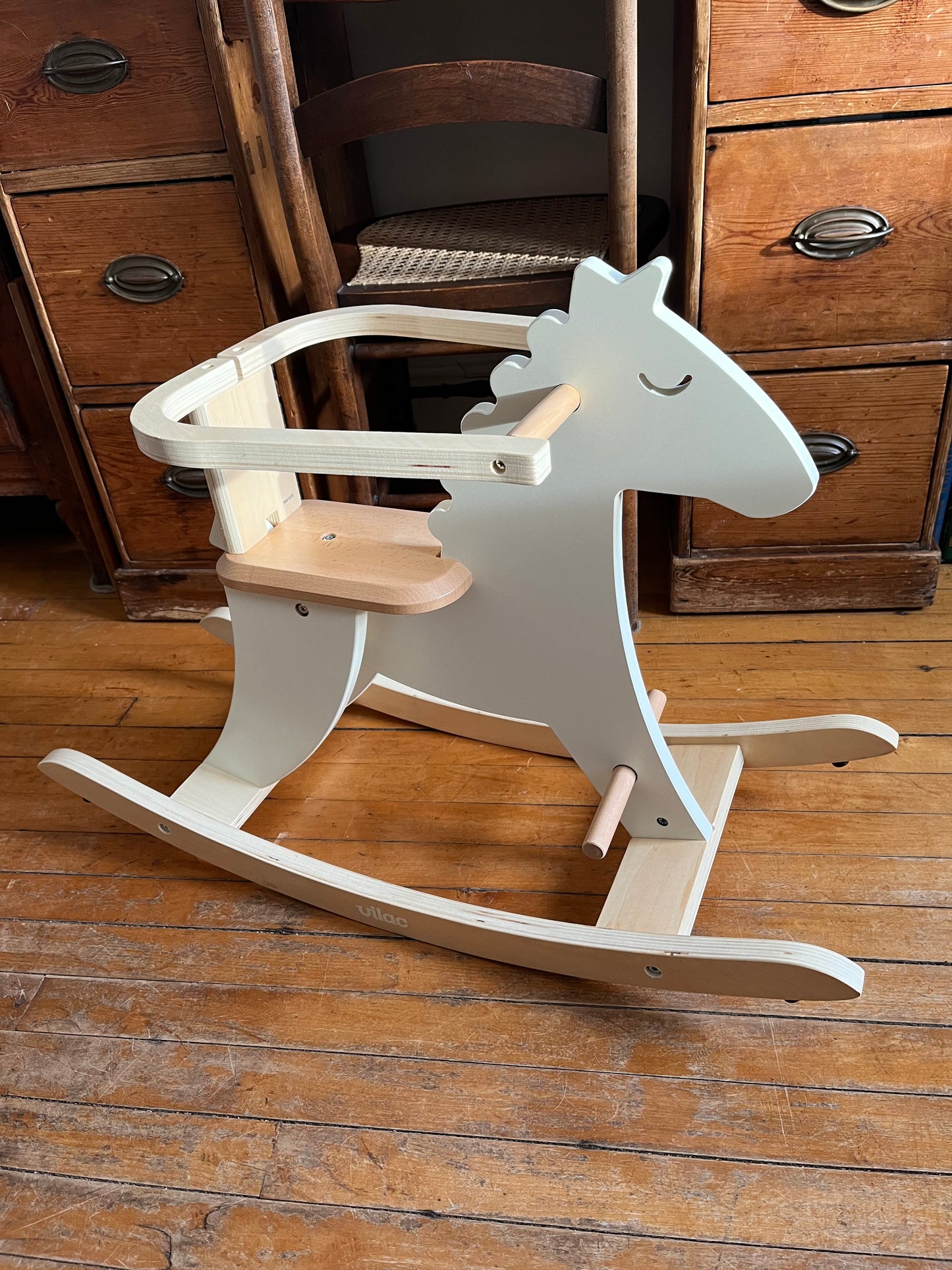 ROCKING HORSE to RIDE, all Wood for Baby