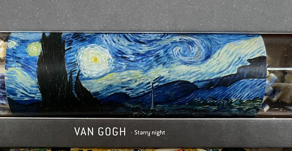 Ensemble de puzzles d'activités - 3 puzzles MICRO-FINE ART, par Klimt, Hokusai et Van Gogh !