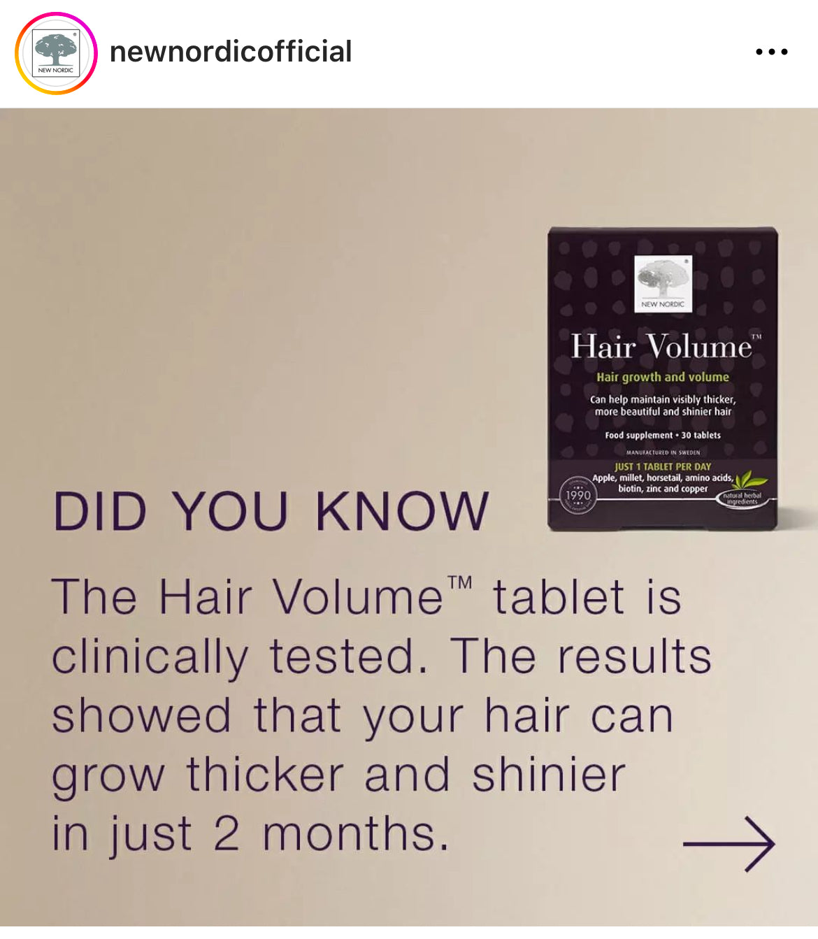 Santé Holistique - Nouveau VOLUME CHEVEUX Nordique, NOUVEAU ! Des gommes !