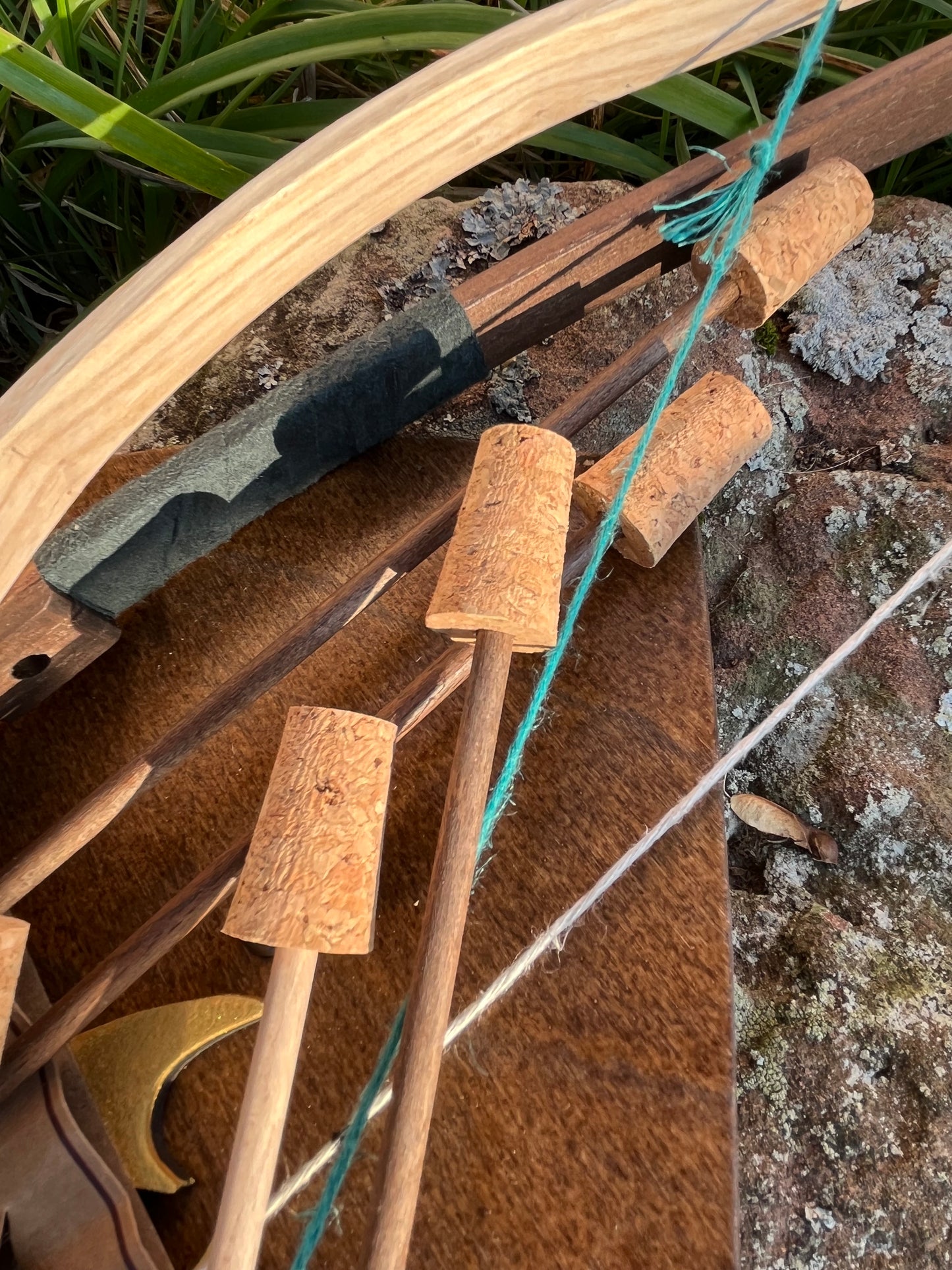 Royal Wooden BOW AND ARROWS, 3 arrows with safety CORK TIPS!