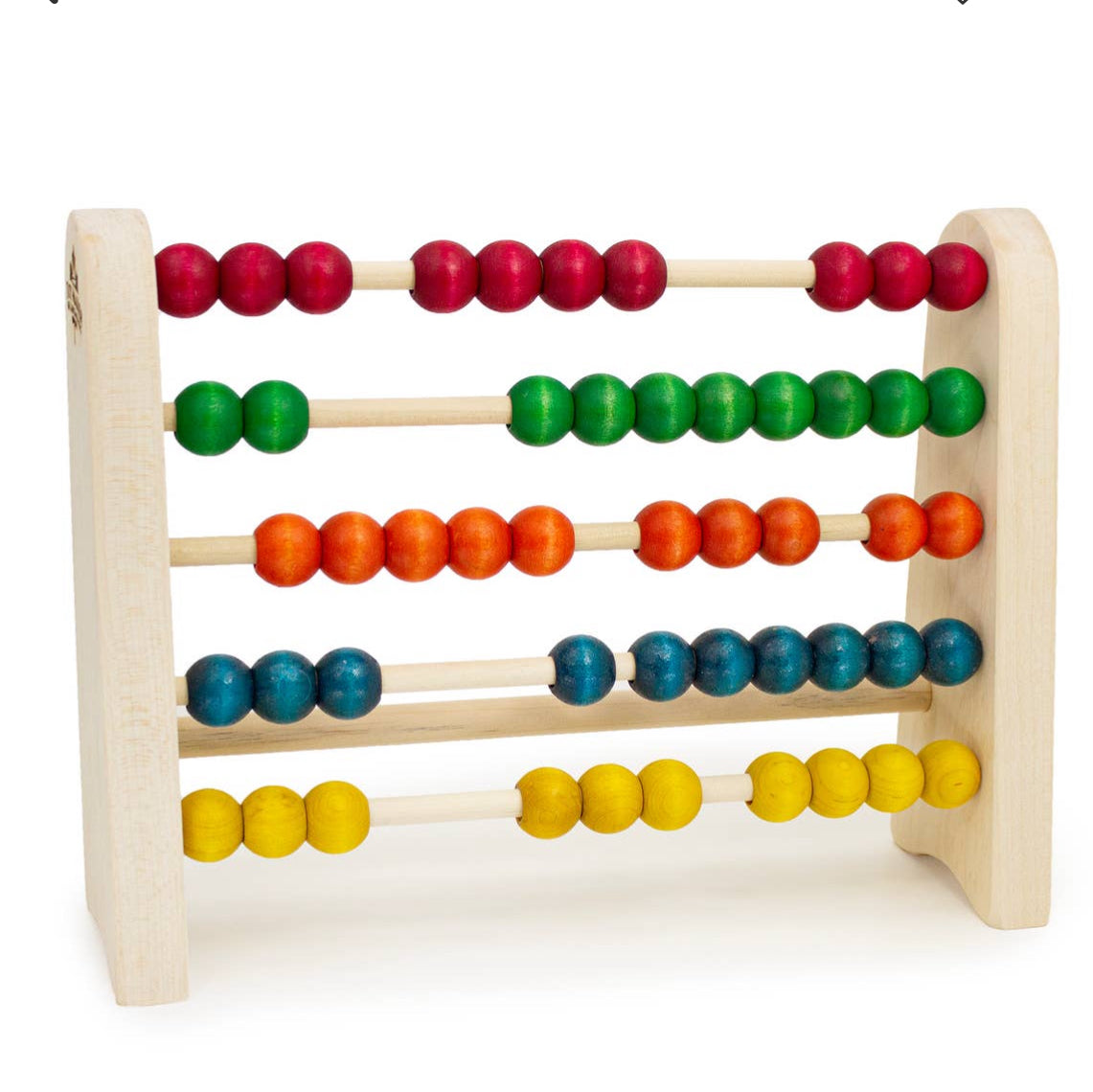 Educational Wooden Set - ABACUS for COUNTING, with 50 beads!